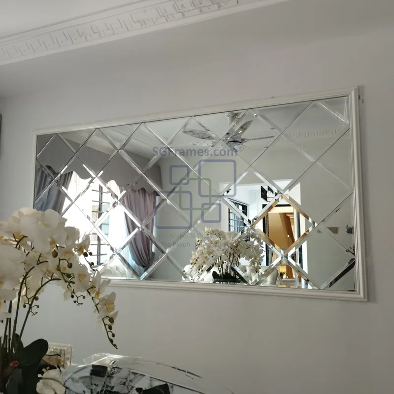 Diamond-Mirror-with-Victorian-Frame