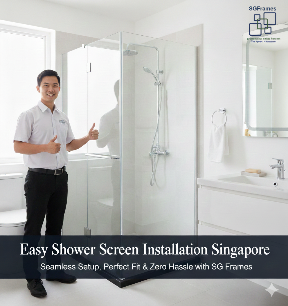 Easy Shower Screen Installation Singapore